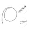 Unique Bargains Faux Pearl Handbag Strap Silver Tone 1 Pc - 3 of 4