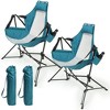 PAGED Outdoor Camping Chair,Adjustable Folding Portable Rocking Chair with Carry Bag for Outdoor Travel Lawn Backyard - 3 of 4