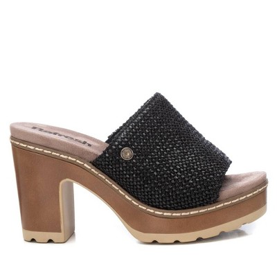 Refresh Shoes Women's Heeled Jute Platform Sandals