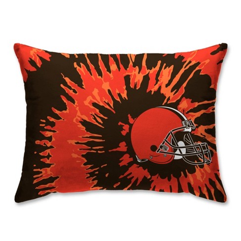 Nfl Cleveland Browns Tie Dye Plush Bed Pillow Target
