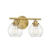 Savoy House Carson 2 - Light Vanity in  Warm Brass - 4 of 4