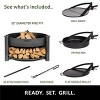 Good Directions Montana X 32" Deluxe 3-in-1 Outdoor Fire Pit Black - 4 of 4