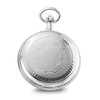 Black Bow Jewelry Charles Hubert Chrome-Finish Skeleton Dial Pocket Watch - 3 of 4