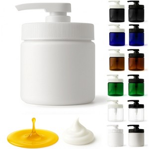 Royal Massage 16oz Massage Oil/Lotion/Cream Pump Jar with Locking Twist Top - 1 of 4