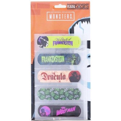 Factory Entertainment Universal Monsters Fandages Collectible Fashion Bandages | 25 Pieces