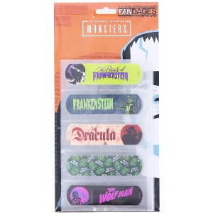 Factory Entertainment Universal Monsters Fandages Collectible Fashion Bandages | 25 Pieces - 1 of 2
