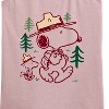 Women's - Peanuts - Snoopy and Woodstock Hiking Graphic Racerback Tank - 2 of 4