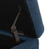 CAVINAS Polyester Fabric Storage Ottoman Bench with Tufted Top,Upholstered Storage Ottoman,Storage Benches for Living Room,Bedroom - 4 of 4