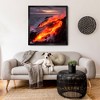 Courtside Market Lava Flow 30x30 Statement Piece - Framed Artboard - 2 of 2