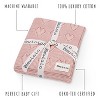 100% Luxury Cotton Heart Knit Swaddle Blanket for Blanket for Newborn and Infant Boys and Girls - 3 of 4
