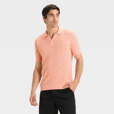 Men's Textured Johnny Collar Sweater - Goodfellow & Co™