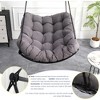 KTMBDW Hanging Chair, Hammock Chair with Thick Cushion, Boho Swing Chair for Bedroom, Patio, Balcony, Garden, Accessories Included - 3 of 4