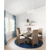 Hunter Fans 52" Crestfield Lighted Ceiling Fan Matte Silver with Light Gray Oak Blades and Integrated LED - 2 of 4