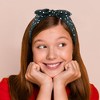 Unique Bargains Women's Bowknot Headband with Bunny Ears 2.17 Inch Wide 1 Pc - 3 of 4