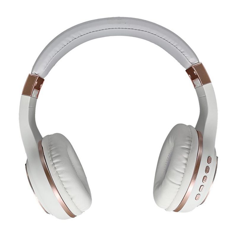Morpheus 360 Serenity HP5500R Wireless Over-the-Ear Headphones Bluetooth 5.0 Headset with Microphone, White with Rose Gold Accents, 2 of 6