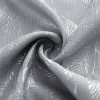 RT Designers Collection Bexley Foil Jacquard Polyester Grommet 2 Pack Window Curtain Panel Set 36" x 84" Grey - 3 of 4