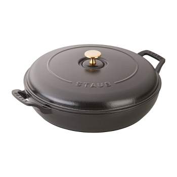 Staub Cast Iron 6-inch Round Gratin Baking Dish - Matte Black : Target