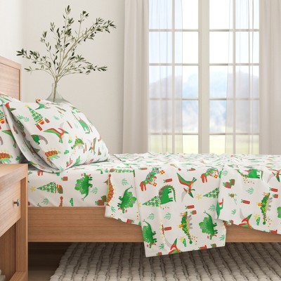 100% Cotton Christmas Flannel Sheets - Great Bay Home