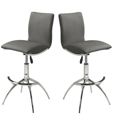 NicBex Set of 2 Bar Stools for Kitchen Island,Adjustable Counter Bar Stools with Metal Legs,Bar Chairs for Dining Rooms,Kitchens Islands