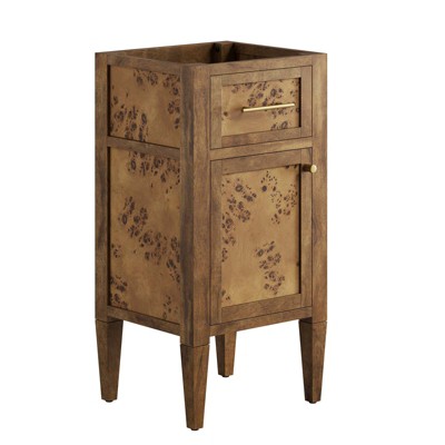 Modway Elysian 18 Inch Wood Bathroom Vanity Cabinet (Sink Basin Not Included)
