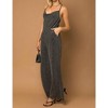 Women's Metallic Cowl Neck Jumpsuit - GILLI - 2 of 3