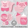 Big Dot of Happiness Baby Girl - 4 Pink Baby Shower Games - 10 Cards Each - Gamerific Bundle - 2 of 4