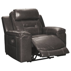 Pomellato Power Recliner with Adjustable Headrest Gray - Signature Design by Ashley