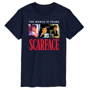 Men's - Scarface - The World Is Yours- Men's Short Sleeve Graphic T-Shirt Short Sleeve Graphic T-Shirt - 1 of 3