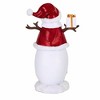 Roman 8.75 In Berry Snowman Christmas Figurine , Christmas Decor Snowman Gift Cardinal (1PC) - 3 of 4