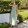 Anna-Kaci Women's Sleeveless V-Neck Wrap Maxi Dress with High-Low Hem for Casual Look - 3 of 4