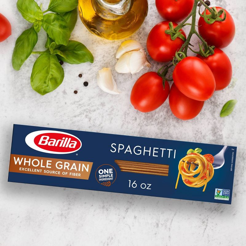 Barilla Whole Grain Spaghetti Pasta - 16oz, 5 of 8