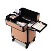 Byootique Rolling Makeup Train Case Cosmetic Trolley Organizer Rococo - 3 of 4