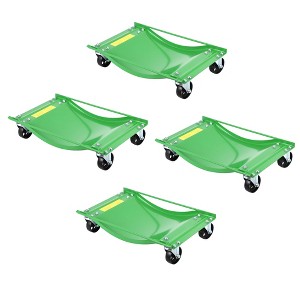 Car Dolly Set of 2, 5000LBS Capacity Heavy Duty Wheel Dolly, Vehicle Dolly Jack for Tire Auto Repair Moving - 1 of 4