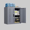 ORRD Metal garage cabinet with door, wall-mounted storage cabinet, floating tool cabinet for basements, kitchens, and warehouses - 4 of 4