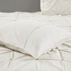 Gracie Mills Velez 3-Piece Modern Elastic Embroidered Cotton Duvet Cover Set - 4 of 4
