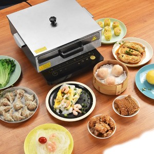 WeChef 1 Layer Rice Noodle Roll Steamer Machine Stainless Steel Extra Tray Cheung Fun - 1 of 4