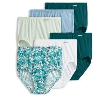 Jockey Women's Plus Size Classic French Cut - 3 Pack 9 Lake Sky/emily  Floral/sage Mint : Target
