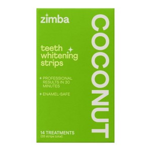 Zimba Teeth Whitening Strips Coconut 28 Ct, CASE OF 6 - 1 of 4