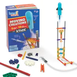 hand2mind Moving Creations with K'NEX, Book and Building Kit for Kids Ages 8-12, 9 Models & 18 Science Experiments