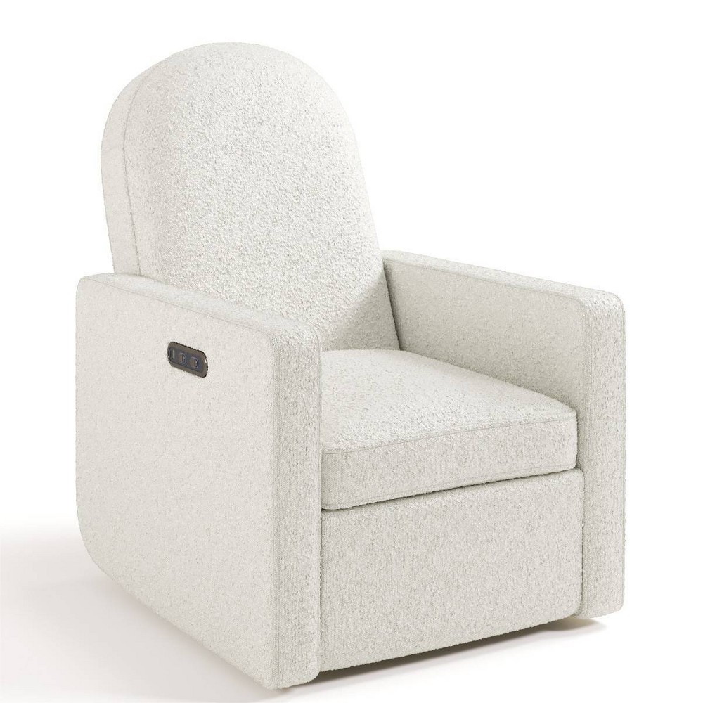 Graco Olivia Power Recliner - Ivory Boucle