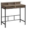 PAGED 47" L Computer Desk, Simple Modern Home Office Desk with 5 Cubbies and Long Desktop Shelf for Office, Study - 3 of 4