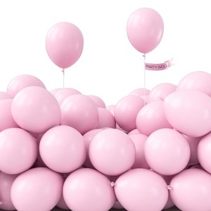 PartyWoo Balloons Light Pink Pastel Baby Pale Small Mini 5 Inch 50 pcs - 1 of 4