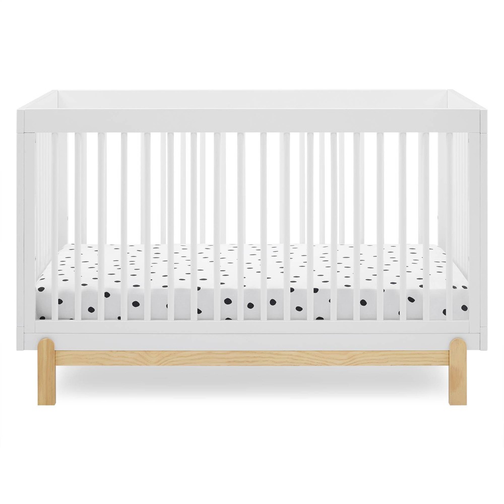 Photos - Kids Furniture Delta Children Poppy 4-in-1 Convertible Crib - Bianca White/Natural