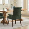 ORRD Beige Upholstered Dining Chair, Chenille Fabric Accent Chair with Tufted Back & Wood Legs, Single Pack - 2 of 4