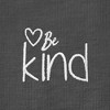 Dalix Be Kind Embroidered Cotton Relaxed Fit Short Sleeve Crewneck Tee Shirt Women - 4 of 4