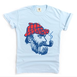 Simply Sage Market Fisherman Portrait Garment Dyed Tee - 1 of 4