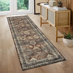 Geometry Living Room Printed Area Rug Easy - 1 of 4