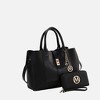 MKF Collection Yola Women’s Satchel Vegan Leather Bag and Wallet by Mia K- 2PCS Set - 2 of 4