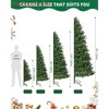 Home Artificial Christmas Tree, 4.5Ft/6Ft/7.5Ft/9Ft Pre-Lit Christmas Tree, PE/PVC Tips, Easy Setup 3 Steps, Flame Retardant - 4 of 4