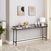 VECELO Narrow Console Table with Charging Station & Power Outlet - 2 of 4